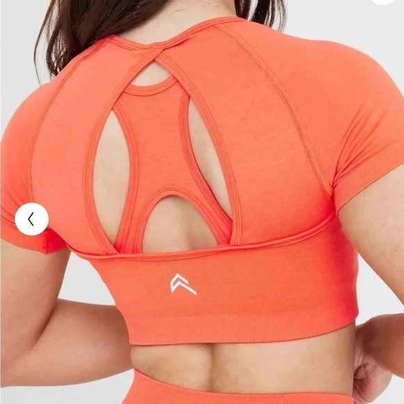 Oner Active Effortless Seamless Short Sleeve Crop Top XS - Picture 5 of 6